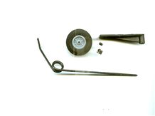 Náhled produktu - Řiditelná ostruha s kolečkem 30 mm