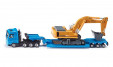 1:87 Těžký transportér MAN s bagrem LIEBHERR