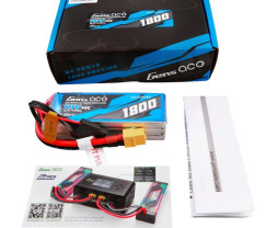 Gens ace G-Tech LiPo - 3S 1800mAh 11,1V 3S1P (45C) XT60 Plug