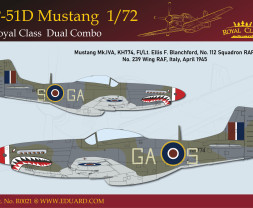 1:72 North American P-51D Mustang (Dual Combo, Limited Edition)