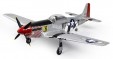 P-51 Mustang - ARF (stříbrná, el. zatahovací podvozek)