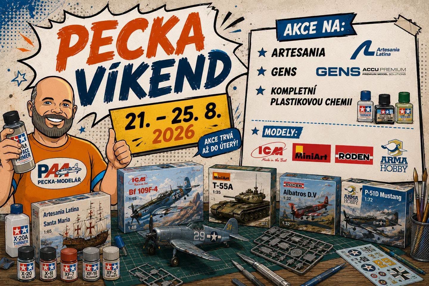 Vízo akce Modelimex vse 14%
