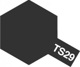 Barva Tamiya TS-29 Semi-Gloss Black, sprej (100 ml)