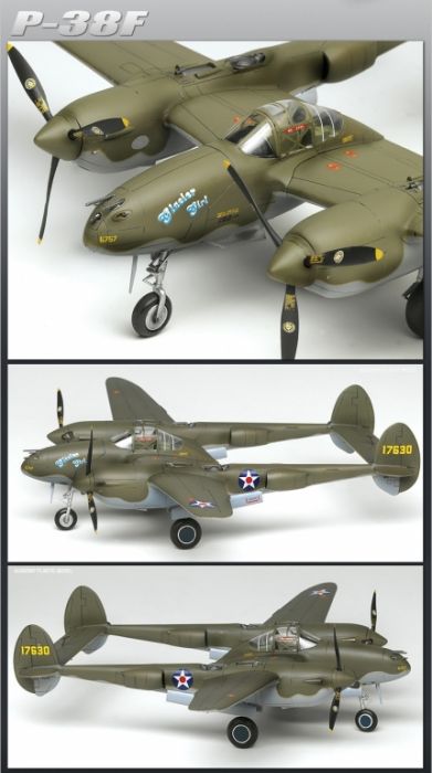 1:48 Lockheed P-38F ″Glacier Girl″