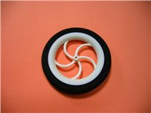 Wheel spoke 65x8 mm + 2 mm center. opening / foam + Nylon /