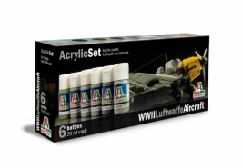 Acrylic Set WWll Luftwaffe Aircraft 6x20ml