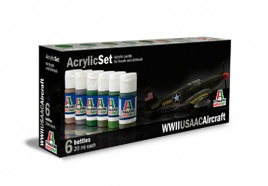 Náhled produktu - Acrylic Set WWll USAAC Aircraft 6x20ml