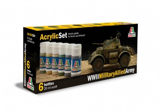 Náhled produktu - Acrylic Set WWll Military Allied Army 6x20ml