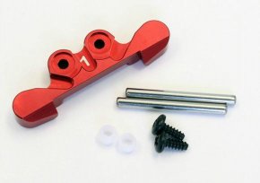 MBW025R-1 Aluminum Rear Suspension Mount (1 ° / Red)