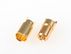Náhled produktu - Konektor 5,5mm, zlacený (1 pár)