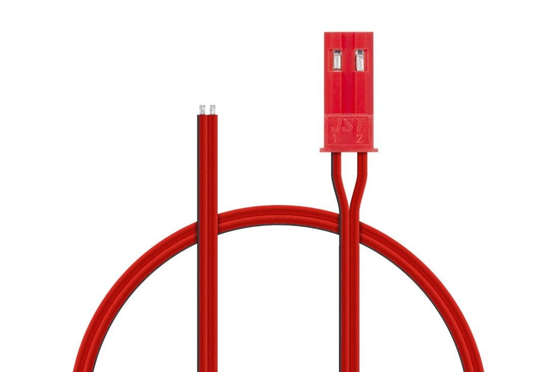 Náhled produktu - Konektor BEC (JST) samice s kablíkem (1 ks)