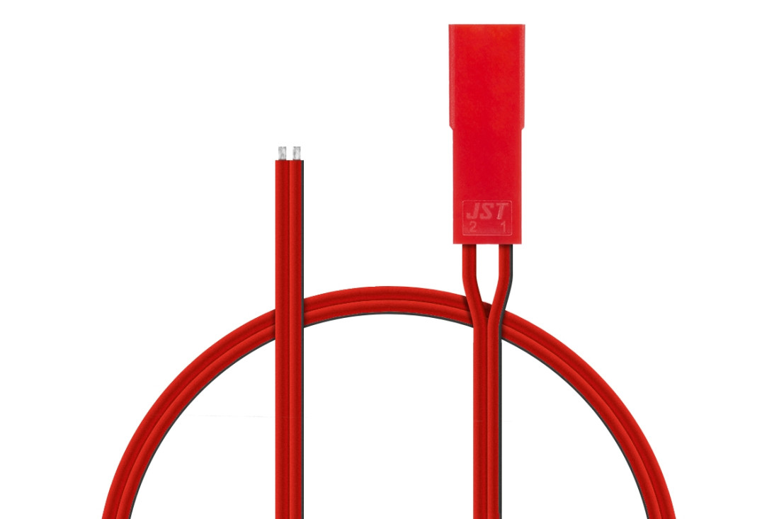 Náhled produktu - Konektor BEC (JST) samec s kablíkem (1 ks)