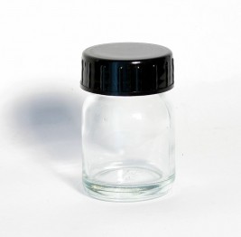 Lahvička na barvu s uzávěrem (25 ml)