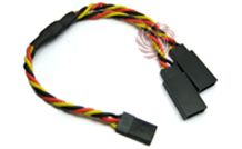 Náhled produktu - Rozbočovací kroucený Y-kabel s konektory JR