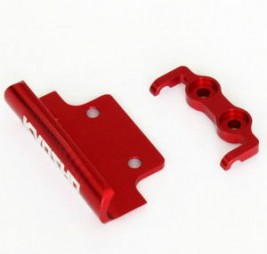 MBW-029R Mini-Z Buggy Alum Front & Rear Bumper Set (Red)