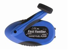 Manual fuel pump blue