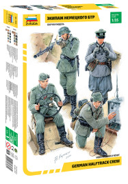 1:35 German Halftrack Crew