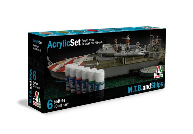 Náhled produktu - Acrylic Set M.T.B. and Ships 6x20ml