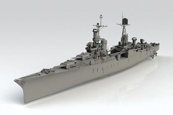 thumbnail image 2 of Academy 1/350 Scale USS CA-35 Indianapolis Military Ship Model Kit – #14107 2 of 5