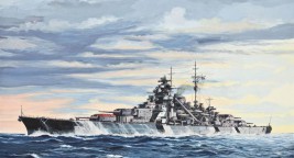 1:700 Bitevní loď Bismarck