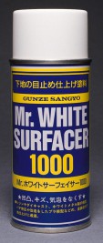 Mr. White Surfacer 1000 - white sealant spray 170 ml