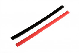 Heat shrink tubing black / red at 8.0 mm connectors