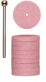 Brusné kotouče pr. 22x3mm korund - sada 10 ks