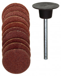 Pryžový talíř s brus. kotoučky 10ks+trn