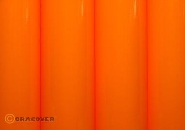 Polyesterová nažehlovací fólie ORACOVER 2m (fluorescenční oranžová)