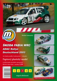 1:24 Škoda Fabia WRC (Rally Deutschland 2003) - vystřihovánka