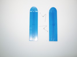 N4031B LYŽE DO HMOTNOSTI 650 g modré