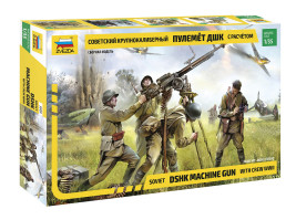 1:35 Soviet DSHK Machine-Gun w/ Crew