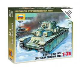1:100 T-35 Soviet Heavy Tank