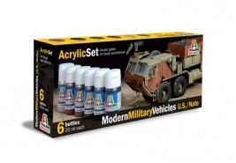 Acrylic Set Modern Military Vehicles U.S./Nato 6x20ml