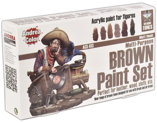 View Product - ACS-13 Sada barev 17ml (Brown Paint Set)