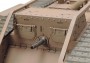 1:35 WWI British Tank Mk.IV Male + motor + 5 figurek