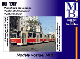 1:87 Stavebnice tramvaje ČKD Tatra KT8D5 ″DP Praha″ Epocha IV