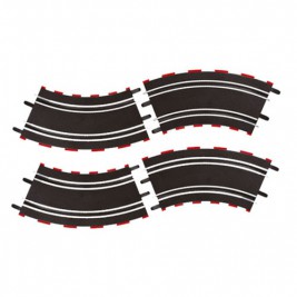 1:43 CARRERA GO Zatáčka 2/45, 4 ks