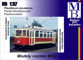 1:87 Stavebnice historické tramvaje Ringhoffer Epocha III