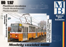 1:87 Stavebnice tramvaje ČKD Tatra T5C5 ″prototypy″, Epocha V 