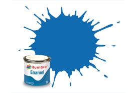 Barva Humbrol emailová č. 052 – Baltic Blue Metallic (14 ml)