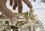 Wooden 3D Mechanical Puzzle - Tractor