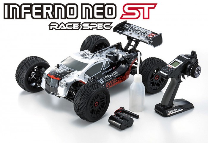 Kyosho 1:8 Inferno Neo ST 4WD 2,4GHz Readyset (Silver) 33002T1