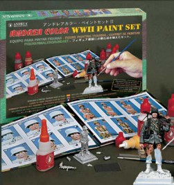 PS-02 Andrea Color WWII Paint Set with Metal Figure