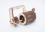 Wooden 3D Mechanical Puzzle - Combination Lock Model