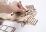 Dřevěné 3D mechanické puzzle - vlakové nádraží