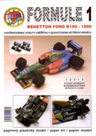 F1 Benetton Ford B190 (1990) 1:24 - cutouts