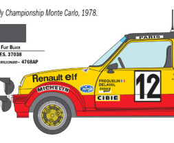 1:24 Renault R5 Alpine Rally