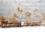 Wooden 3D Mechanical Puzzle – Rail Mounted Manipulator