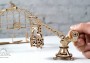 Wooden 3D Mechanical Puzzle – Rail Mounted Manipulator